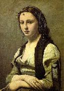 camille corot, The Woman with a Pearl